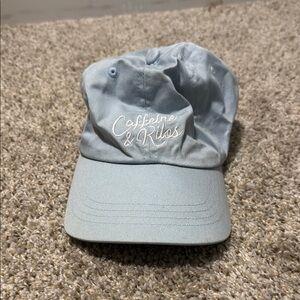 Caffeine & Kilos Light Blue Cap